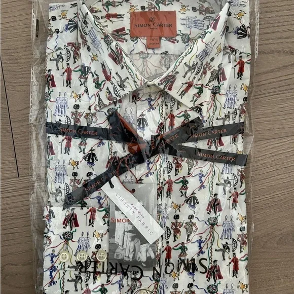 Simon Carter Multicolor Patterned Shirt - Picture 4 of 5